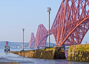 UK, Scotland, Lothian, Edinburgh Area, Queensferry, View of the Forth Bridge UK, Scotland, Lothian, Edinburgh Area, Queensferry, View of the Forth Bridge