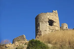 Ukraine, Crimea, Balaklava, Fortress ruins Ukraine, Crimea, Balaklava, Fortress ruins