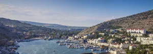 Ukraine, Crimea, View of Balaklava Bay Ukraine, Crimea, View of Balaklava Bay