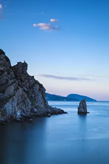 Ukraine, Crimea, Yalta, The Sail rock, near Swallows Nest Ukraine, Crimea, Yalta, The Sail rock, near Swallows Nest
