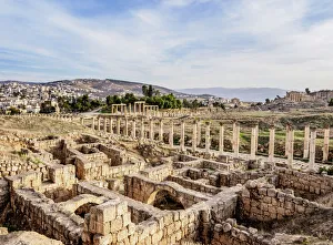 Umayyad Houses, Jerash, Jerash Governorate, Jordan Umayyad Houses, Jerash, Jerash Governorate, Jordan