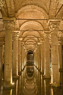 The underground Basilica Cistern, Istanbul, Turkey The underground Basilica Cistern, Istanbul, Turkey
