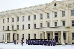 Wellington Barracks Gallery: United Kingdom, England, London, Wellington Barracks, The Irish Guards Foot Guards