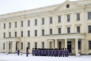 Wellington Barracks Gallery: United Kingdom, England, London, Wellington Barracks, The Irish Guards Foot Guards