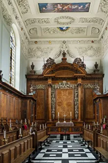 United Kingdom, England, Oxfordshire, Oxford University, Trinity college chapel United Kingdom, England, Oxfordshire, Oxford University, Trinity college chapel