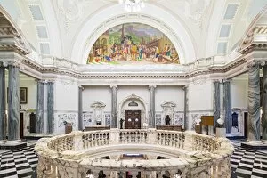 Images Dated 8th May 2016: United Kingdom, Northern Ireland, County Antrim, Belfast. The interior of City Hall