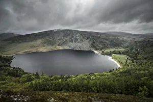 Upper Lake in Wicklow Mountains National Park. Glendalough, Co.Wicklow, Leinster, Ireland Upper Lake in Wicklow Mountains National Park. Glendalough, Co.Wicklow, Leinster, Ireland