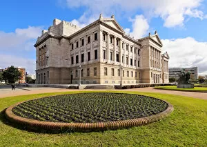 Oriental Republic Of Uruguay Collection: Uruguay, Montevideo, Aguada Neighbourhood, View of The Legislative Palace