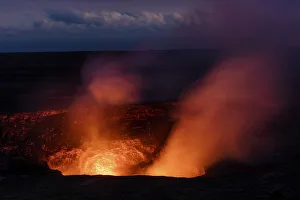 USA, Hawaii, Big Island, Halemaumau Crater USA, Hawaii, Big Island, Halemaumau Crater