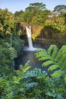 USA, Hawaii, Big Island, Rainbow Falls USA, Hawaii, Big Island, Rainbow Falls
