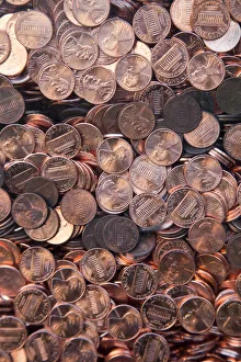 USA, Mississippi, Jackson, Memorial to the Missing, penny coins representing human lives USA, Mississippi, Jackson, Memorial to the Missing, penny coins representing human lives