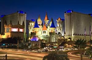 Images Dated 7th April 2009: USA, Nevada, Las Vegas, Excalibur Hotel and Casino