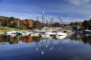 USA, New England, Maine, Camden Harbour USA, New England, Maine, Camden Harbour