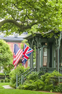 USA, New Jersey, Cape May, Cape May Architecture, Victorian house details USA, New Jersey, Cape May, Cape May Architecture, Victorian house details