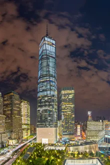 USA, New York, Manhattan, Downtown, World Trade Center, Freedom Tower or One World USA, New York, Manhattan, Downtown, World Trade Center, Freedom Tower or One World