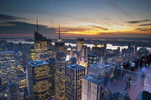 Images Dated 21st January 2010: USA, New York, Manhattan, Midtown from Top of the Rock at the Rockefeller Center