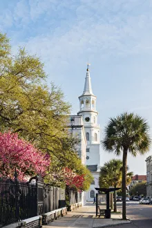 USA, South Carolina, Charleston, St. Michaels Episcopal Church USA, South Carolina, Charleston, St. Michaels Episcopal Church