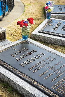 USA, Tennessee, Memphis, Elvis Presley at Graceland USA, Tennessee, Memphis, Elvis Presley at Graceland