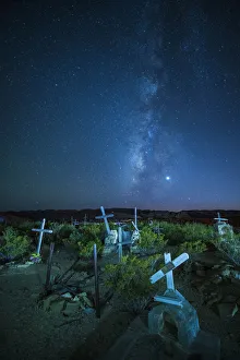 USA, West Texas, Terlingua Ghost Town, Cemetery USA, West Texas, Terlingua Ghost Town, Cemetery