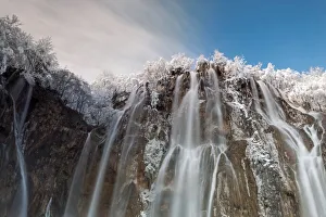 Veliki Slap waterfall of Plitvice Lakes National Park, Plitvicka Jezera Veliki Slap waterfall of Plitvice Lakes National Park, Plitvicka Jezera