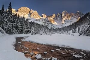 Images Dated 3rd January 2011: Venegia valley, Pale di San Martino, Dolomites, Trentino Alto Adige, Italy