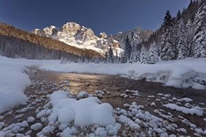 Images Dated 3rd January 2011: Venegia valley, Paneveggio-Pale of San Martino natural park, Trentino Alto Adige, Italy