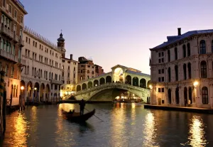 Rialto Bridge Print, Venice Grand Canal