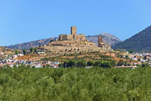 View at Alcaudete with castle, Andalusia, Spain View at Alcaudete with castle, Andalusia, Spain