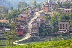 View of Batase, Kathmandu Valley, Nepal View of Batase, Kathmandu Valley, Nepal