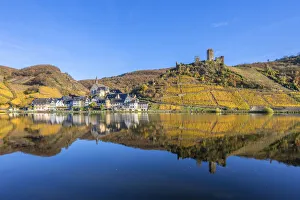 View at Beilstein, Mosel valley, Hunsruck, Rhineland-Palatinate, Germany View at Beilstein, Mosel valley, Hunsruck, Rhineland-Palatinate, Germany