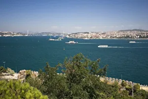 View of the Bosphorus from Topkapi Palace, Istanbul, Turkey View of the Bosphorus from Topkapi Palace, Istanbul, Turkey
