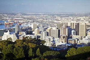 View of City Bowl, Cape Town, Western Cape, South Africa View of City Bowl, Cape Town, Western Cape, South Africa