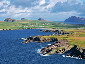 Prints of View from Clogher Head towards Three Sisters, Dingle Peninsula, County Kerry, Ireland County Tyrone Prints: Clogher Head Print, Dingle Peninsula Landscape