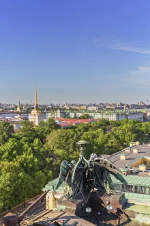 View from the Colonnade of St. Isaacs Cathedral, Saint Petersburg, Russia View from the Colonnade of St. Isaacs Cathedral, Saint Petersburg, Russia