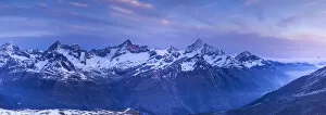 Images Dated 16th July 2013: View from Gornergrat above Zermatt, Valais, Switzerland