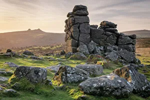 Devon Prints: View towards Haytor Print, Dartmoor National Park