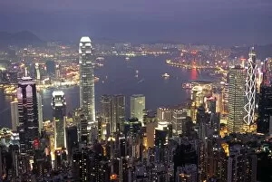 Hong Kong Collection: View over Hong Kong from Victoria Peak