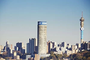 View of Johannesburg skyline, Gauteng, South Africa
