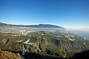 View from Mirador del Time towards Los Llanos and Cumbre Nueva, La Palma, Canary Islands View from Mirador del Time towards Los Llanos and Cumbre Nueva, La Palma, Canary Islands
