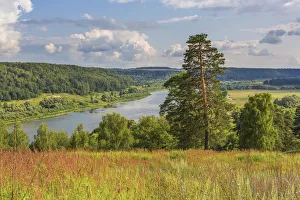 View to Oka river, Aleksin, Tula region, Russia View to Oka river, Aleksin, Tula region, Russia