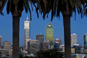 View of the Perth Central Business District skyline from Kings Park, Western Australia, Australia View of the Perth Central Business District skyline from Kings Park, Western Australia, Australia