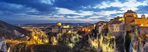 The walled town of Cuenca, a Unesco World Heritage Site. Castilla la Mancha, Spain The walled town of Cuenca, a Unesco World Heritage Site. Castilla la Mancha, Spain