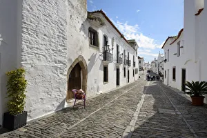 The white washed houses of the historic village of Monsaraz. Alentejo, Portugal The white washed houses of the historic village of Monsaraz. Alentejo, Portugal