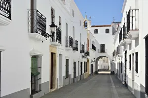 The white washed houses of Olivenza. Extremadura, Spain The white washed houses of Olivenza. Extremadura, Spain