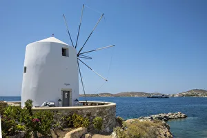 Windmill in Parikia, Paros, Cyclade Islands, Greece Windmill in Parikia, Paros, Cyclade Islands, Greece