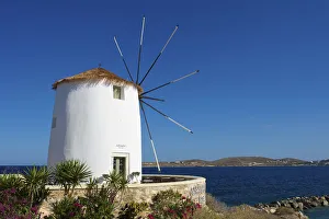 Windmill in Parikia, Paros Island, Cyclades, Greece Windmill in Parikia, Paros Island, Cyclades, Greece