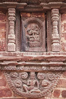 Detail of wooden carvings, Durbar Square (UNESCO World Heritage Site), Kathmandu, Nepal Detail of wooden carvings, Durbar Square (UNESCO World Heritage Site), Kathmandu, Nepal