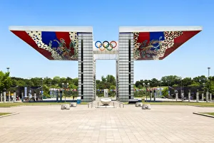 World Peace Gate at the Olympic Park in Seoul, South Korea World Peace Gate at the Olympic Park in Seoul, South Korea