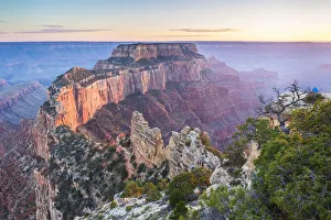 Wotans Throne at Cape Royal on the North Rim in Grand Canyon National Park, Arizona, USA Wotans Throne at Cape Royal on the North Rim in Grand Canyon National Park, Arizona, USA