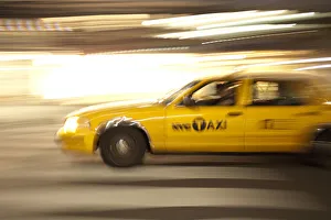 Yellow Taxi cab, Manhattan, New York City, USA Yellow Taxi cab, Manhattan, New York City, USA